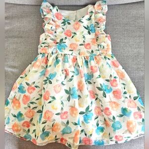 Girl flowery dress